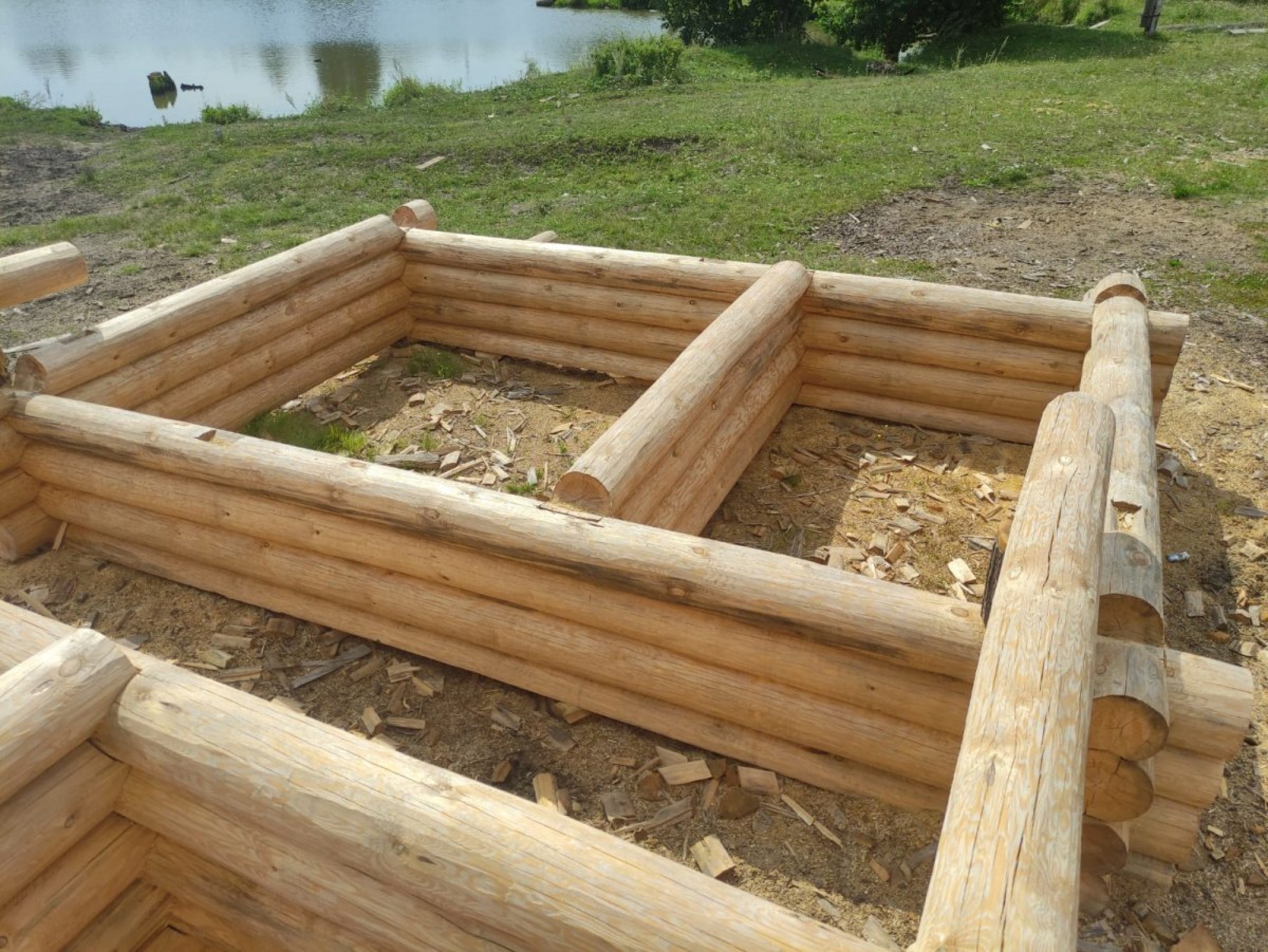 Сруб бани 6 на 3 пятистенок