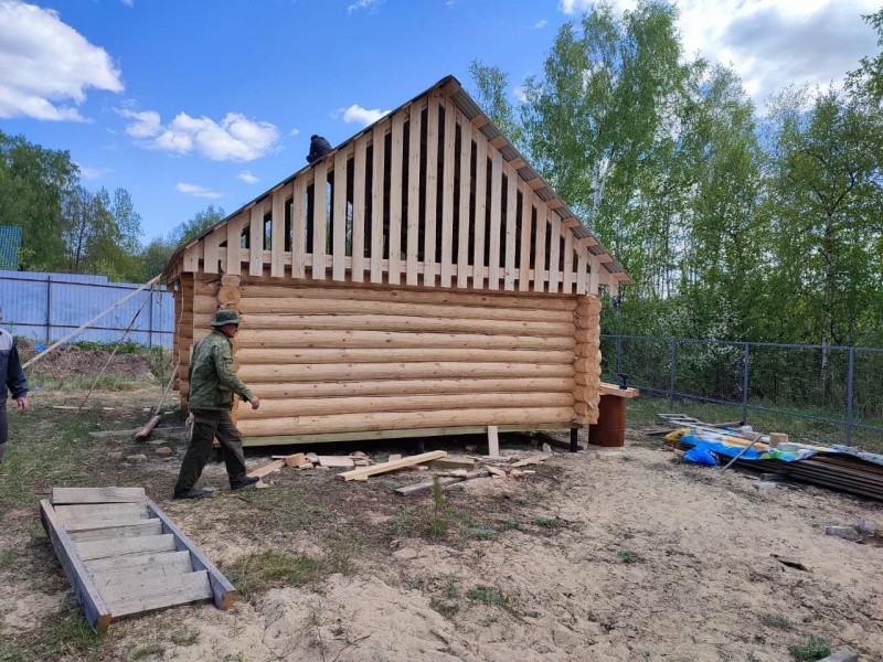 Сруб 6 на 6 пятистенок