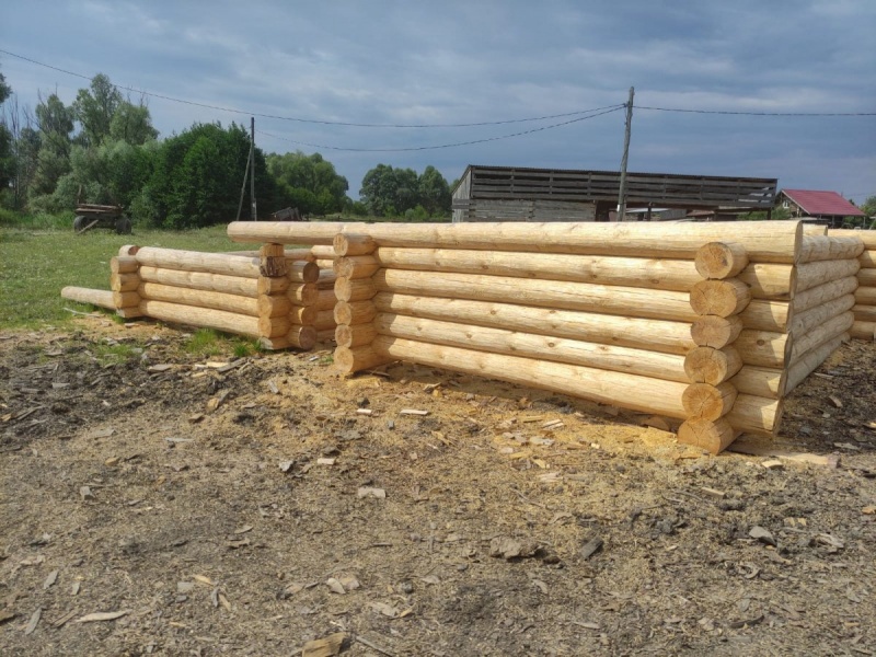 Сруб бани 6 на 3 пятистенок