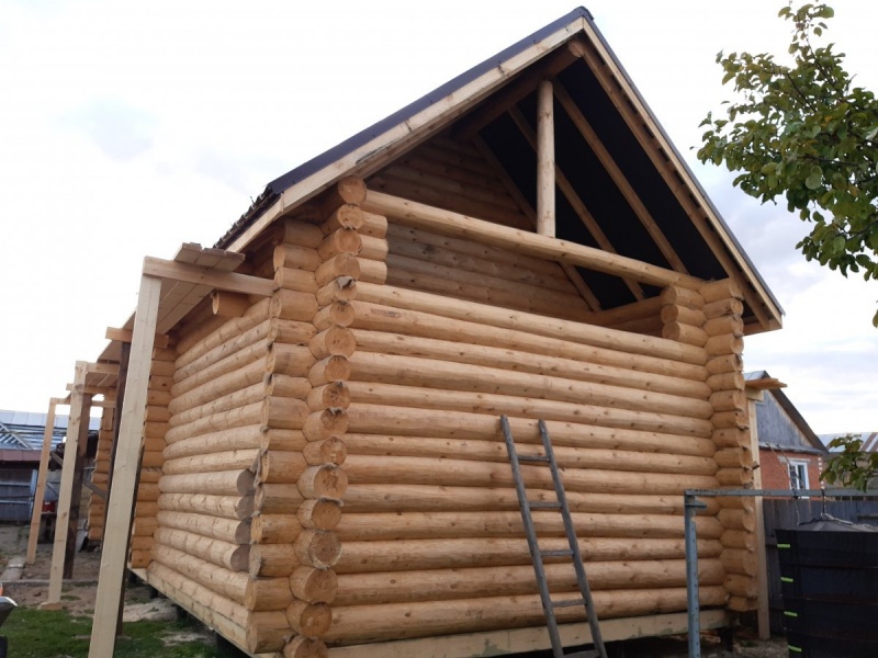 Сруб дома