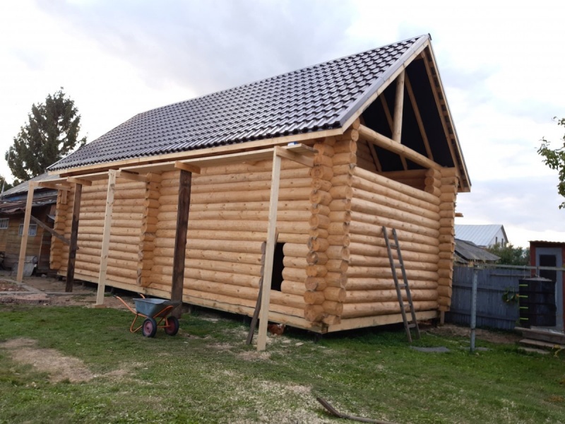 Сруб дома