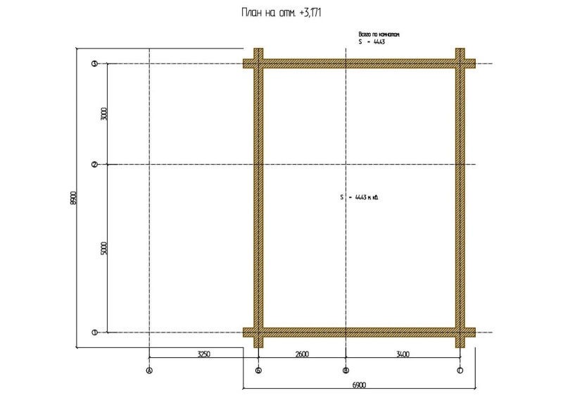 Дом баня 7 на 9
